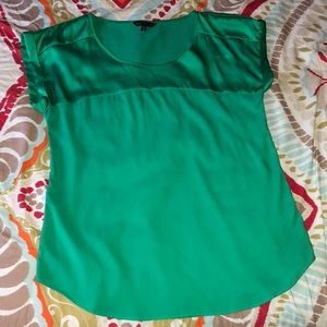 Express green top